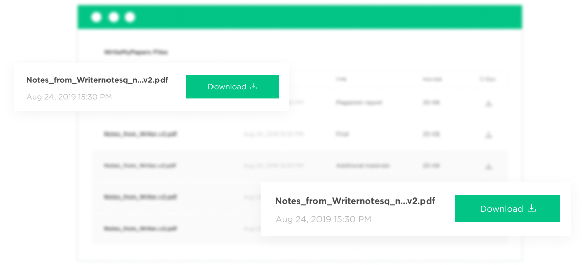 You download your order